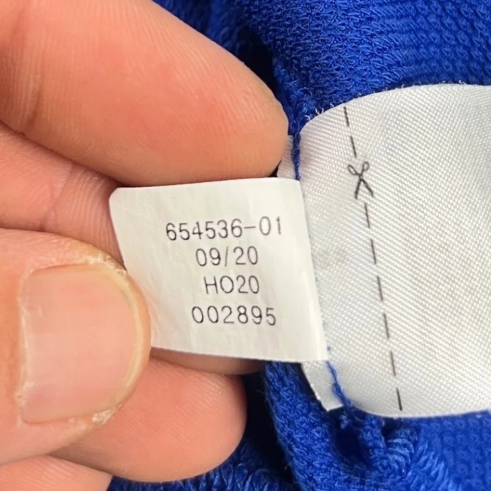 Banana Republic Core Temp Mens Medium Blue Quarter Zip Pullover‎ Minimalist EUC
